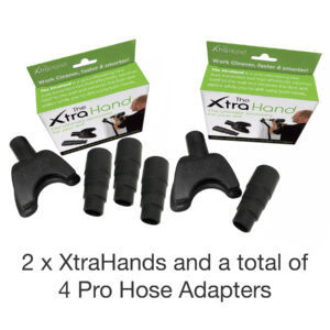 2 x XtraHands with a total of 4 Pro Hose Adapters