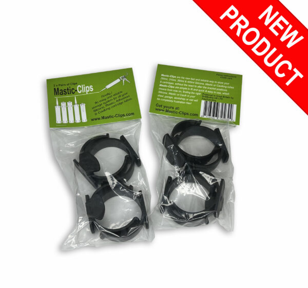 2 packets of 2 sets of Mastic Clips