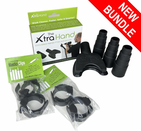 The Genuine XtraHand with 3 Adapters and 4 sets of Mastic Clips