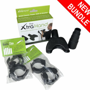 The XtraHand and adapter with 4 pairs of Mastic Clips